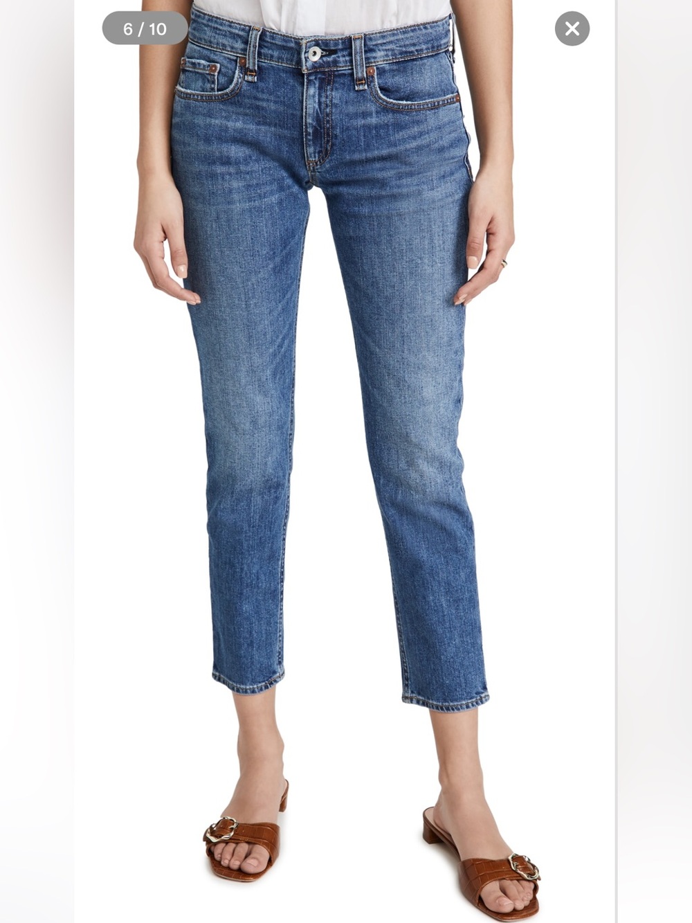 rag & bone Dre Low Rise Slim Boyfriend Jeans